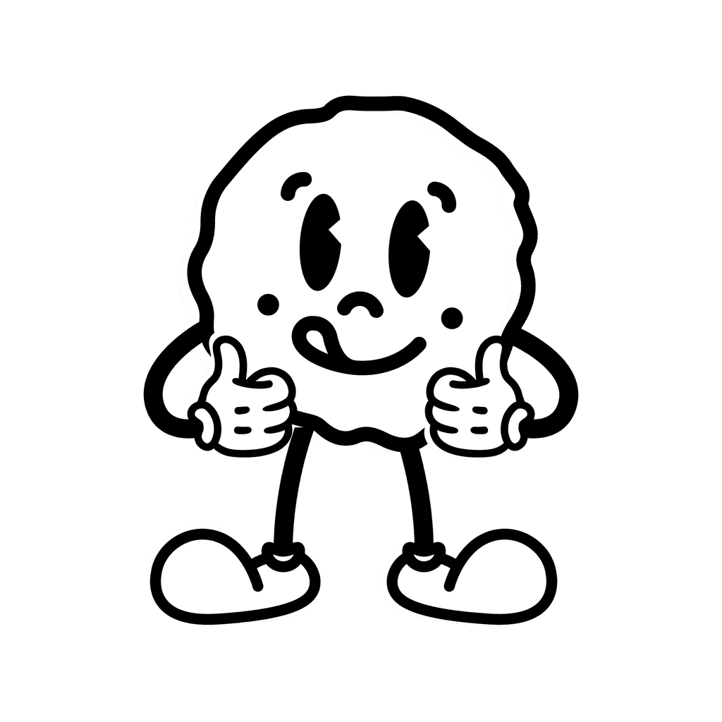 Kuki giving two thumbs up