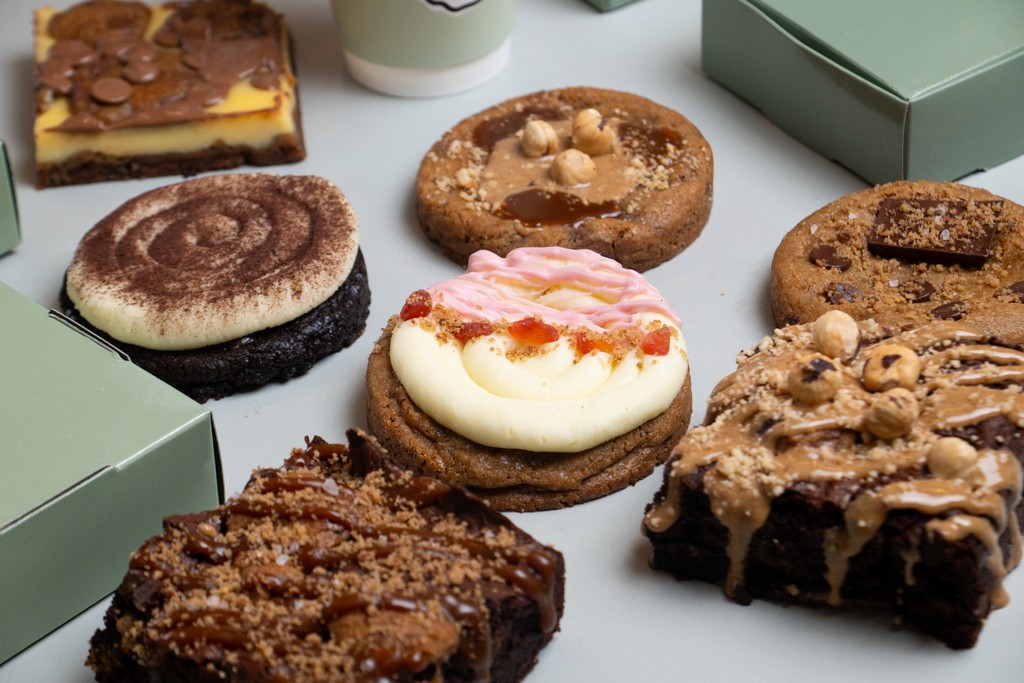 A spread of Kuki cookies and brookies